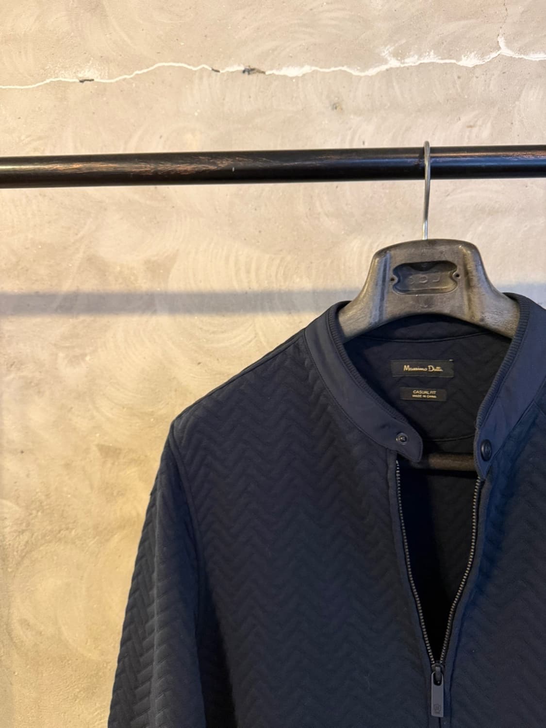 마시모두티 저지 패브릭 싱글 라이더 자켓 100 상품이미지2