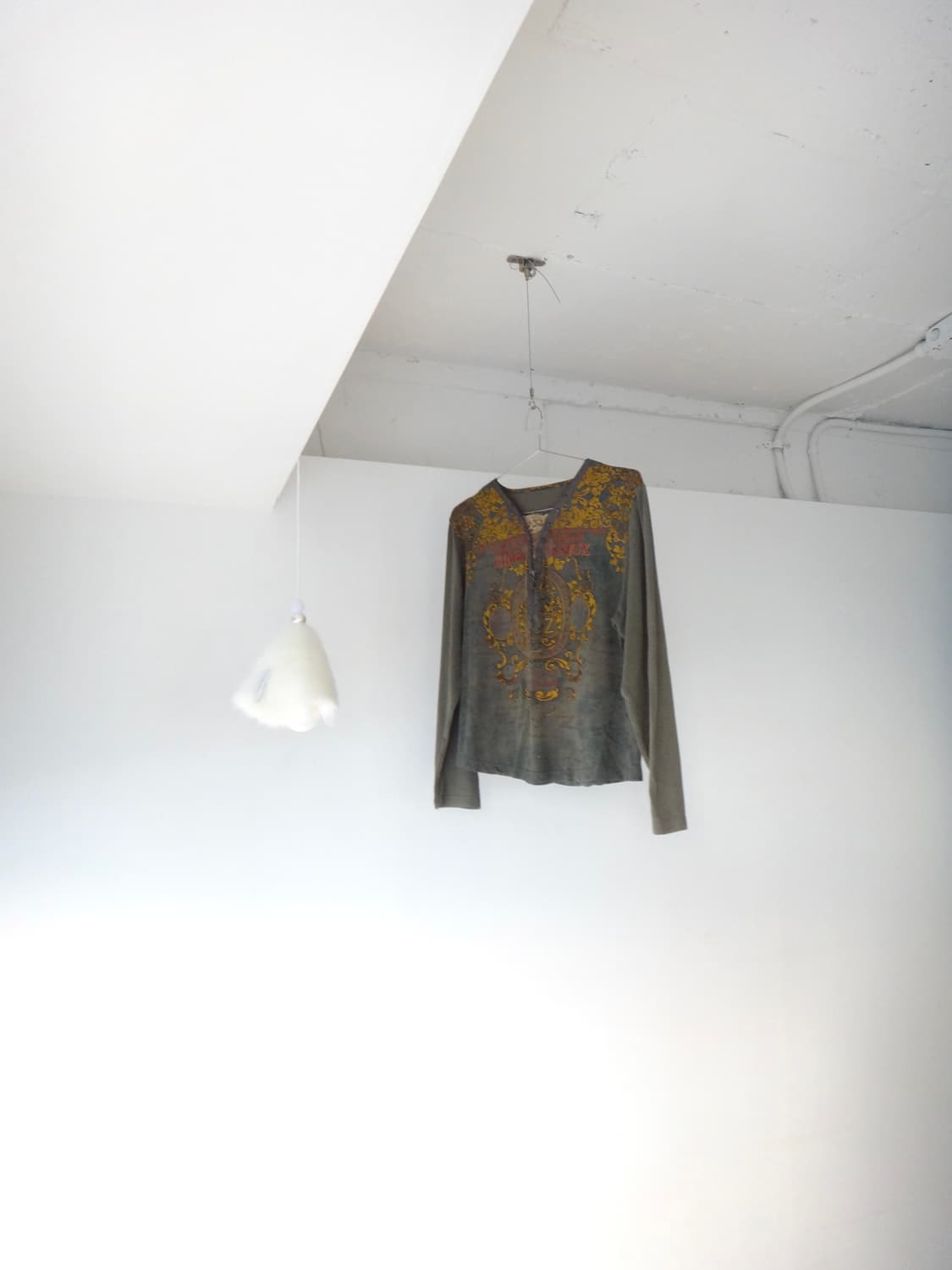 Y2k zip sleeveless tee / khaki 상품이미지1