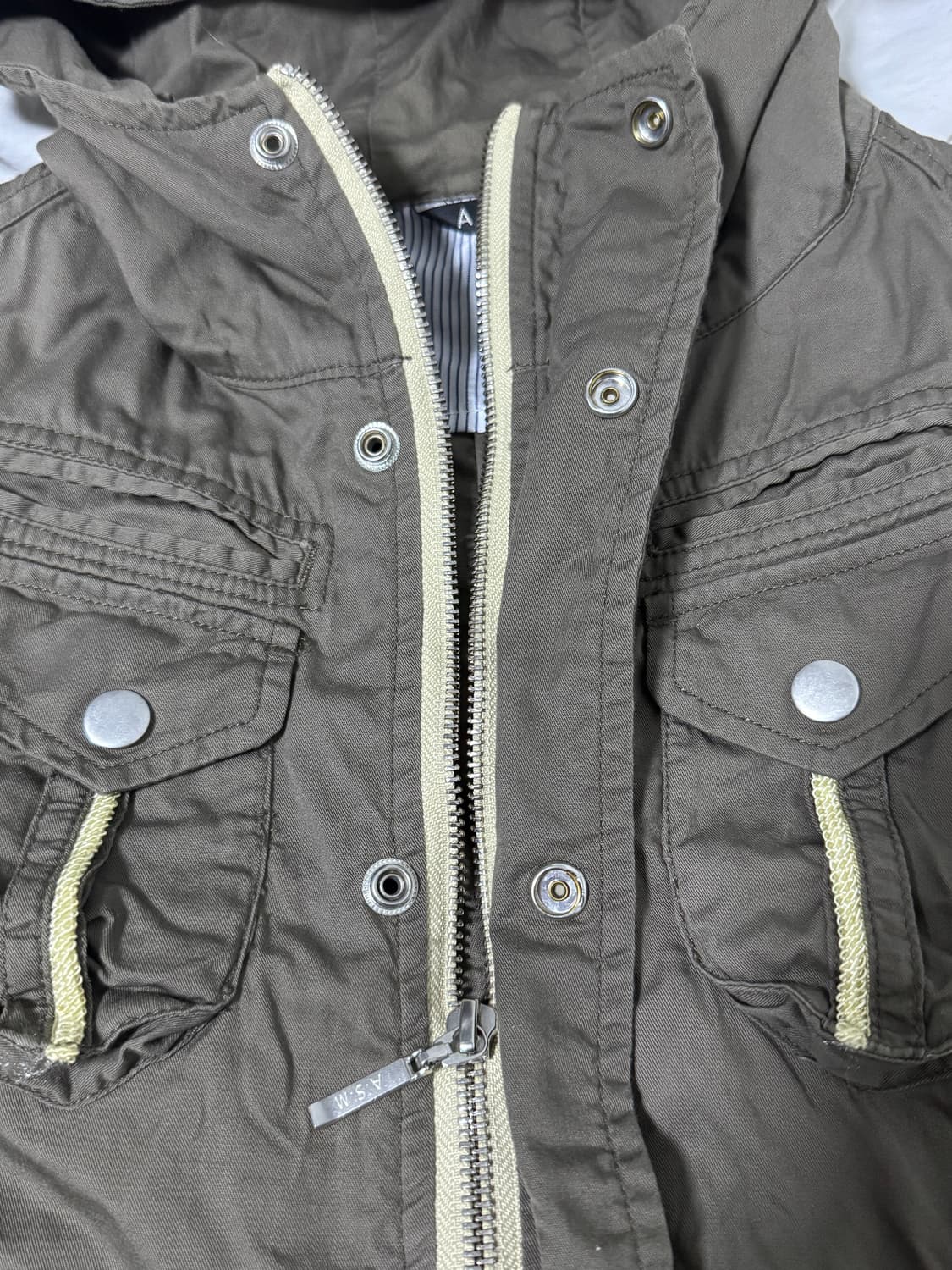 ASM 밀리터리 후드 자켓 y2k 상품이미지5