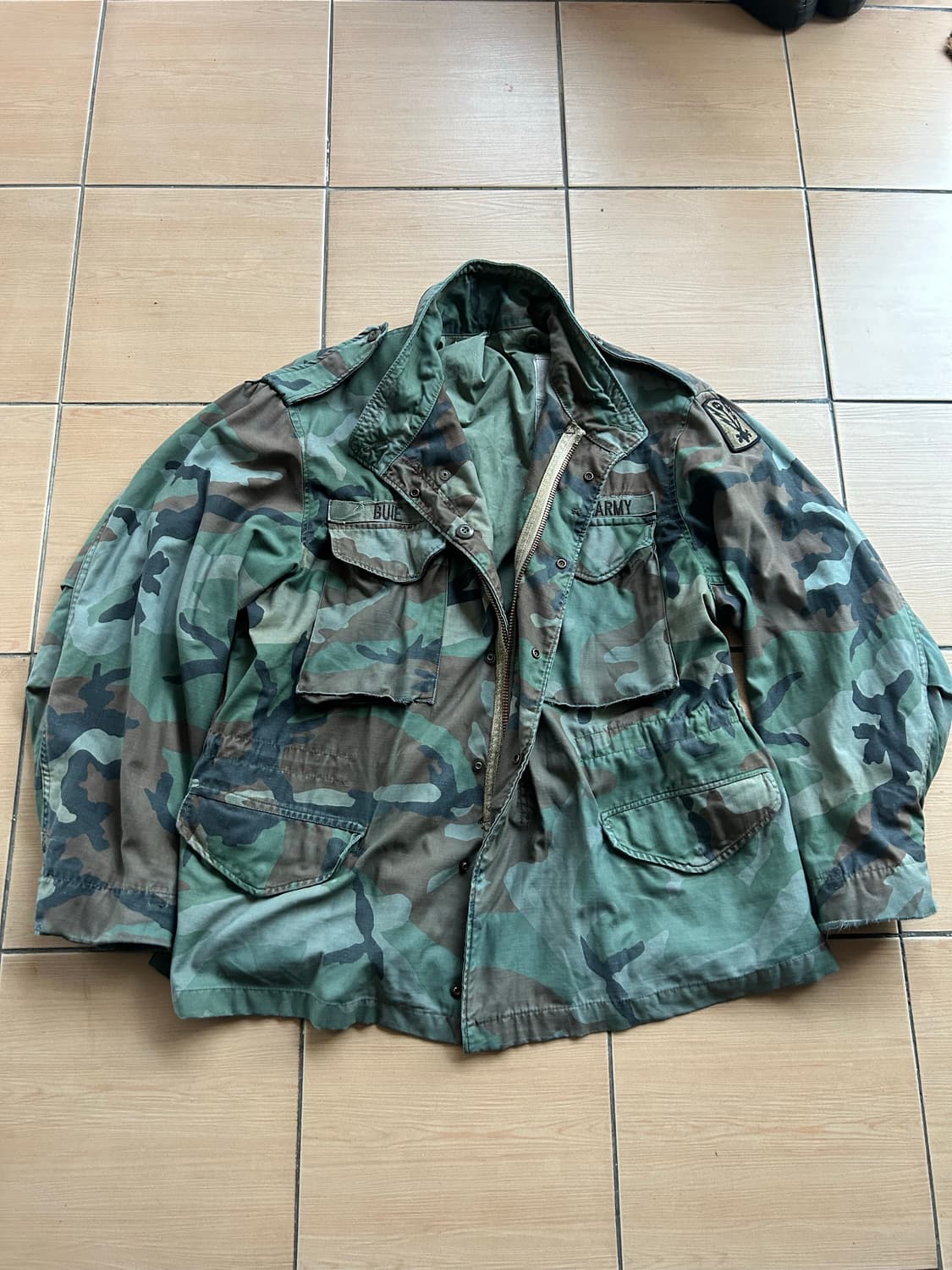 80‘s M65필드자켓 (카모)  상품이미지1