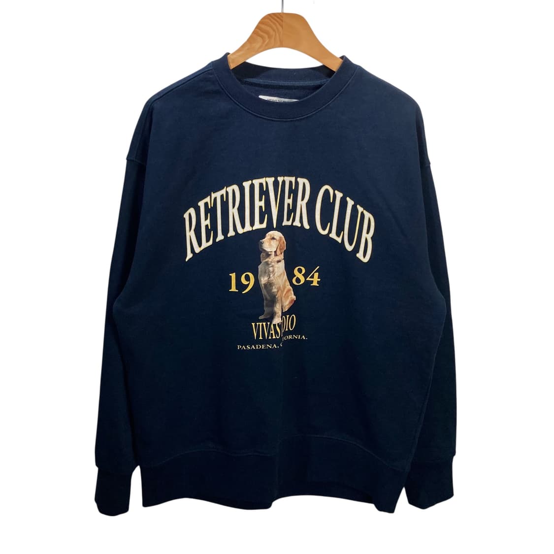 비바스튜디오 네이비 맨투맨 상품이미지2