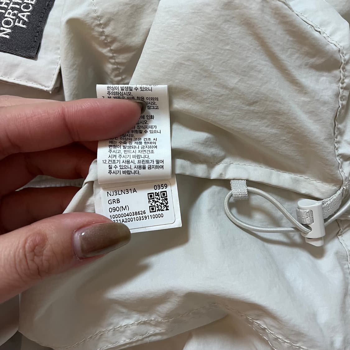 [정품] 노스페이스 연그레이 포켓 병아리 얇 바막 [ M ] 상품이미지8