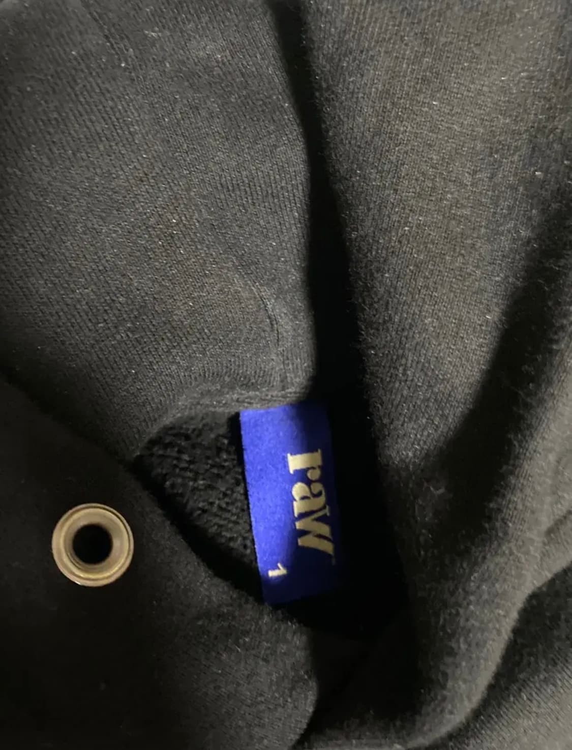 (1) 블라인드 파일즈 raw 후드티 블랙 상품이미지2