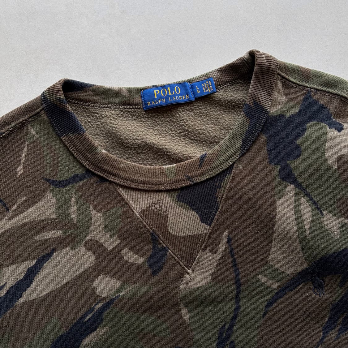 [L]폴로 랄프로렌 카모플라쥬 기모 맨투맨  상품이미지6
