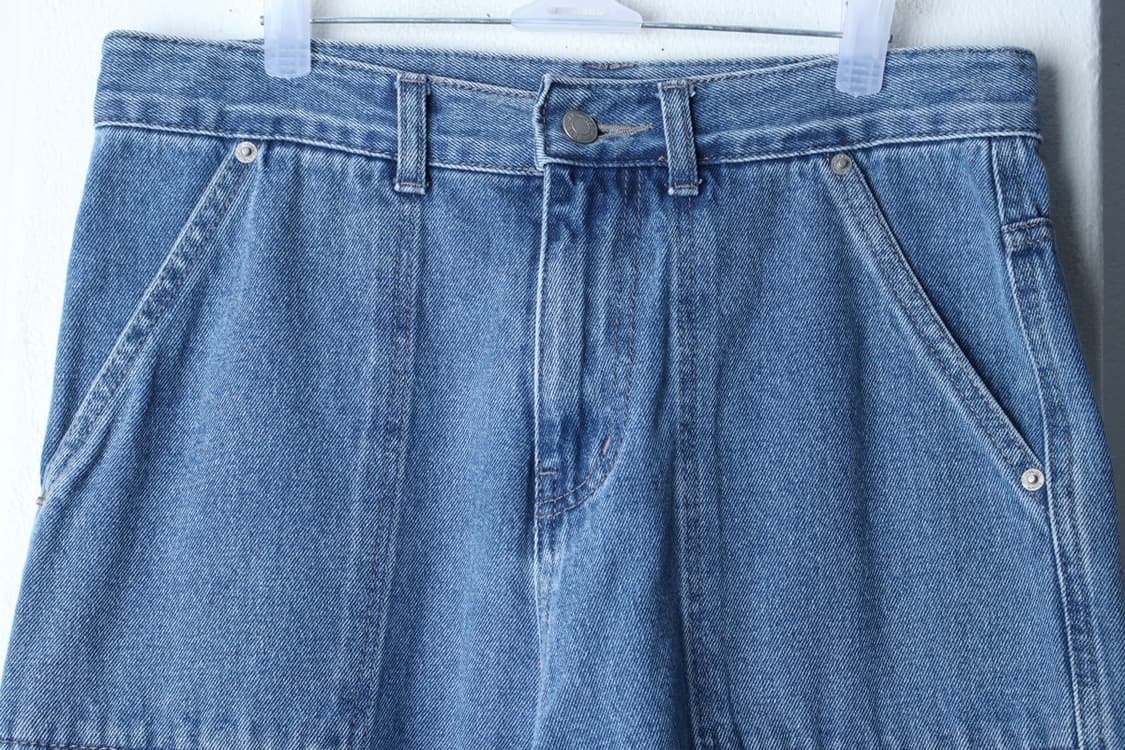 (L-XL) 꼼파뇨 반바지 팬츠 버뮤다 카고 연청 아메카지-P9936 상품이미지3