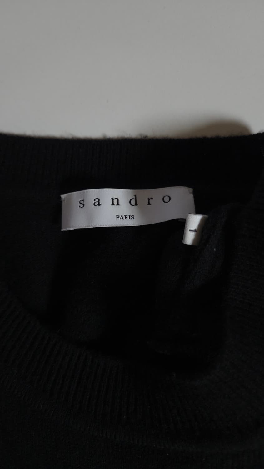 산드로 울 캐시미어 스트랩 니트 원피스 1사이즈 상품이미지7