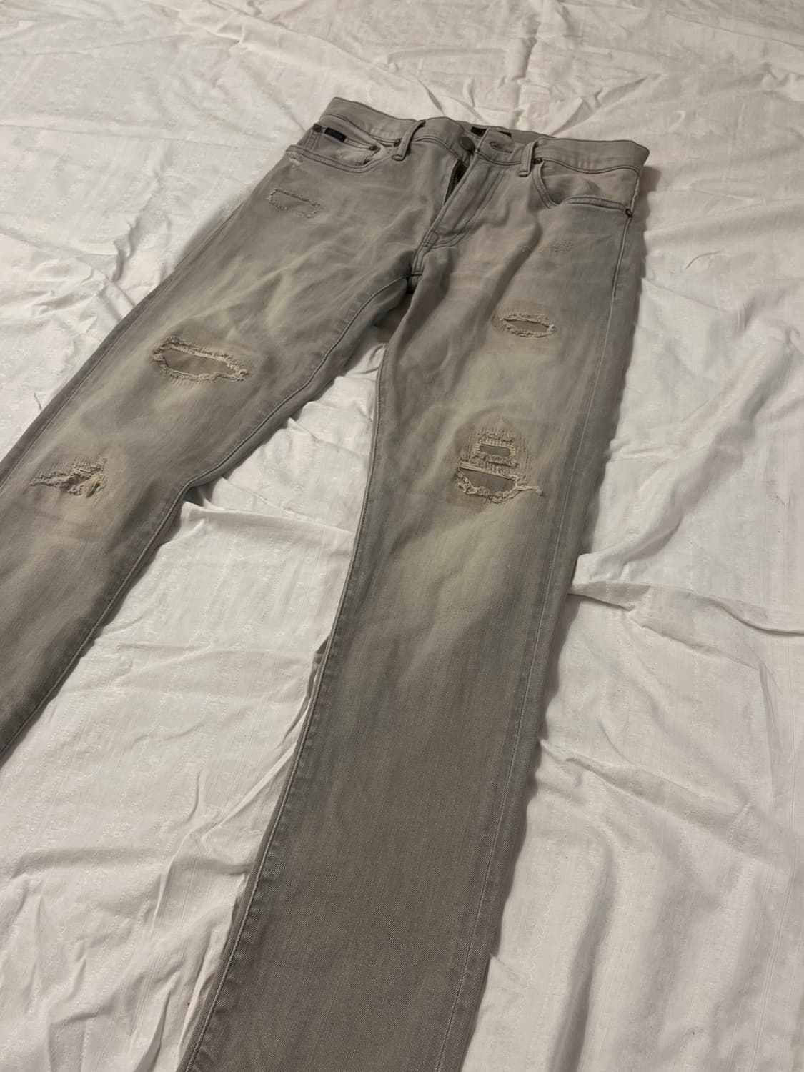 Polo Ralph Lauren white gray patch denim 상품이미지2