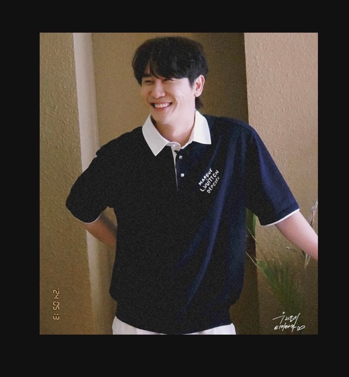 (25년식,정품)루이비통 엠브로이더드 숏슬리브 폴로셔츠 XL 상품이미지10