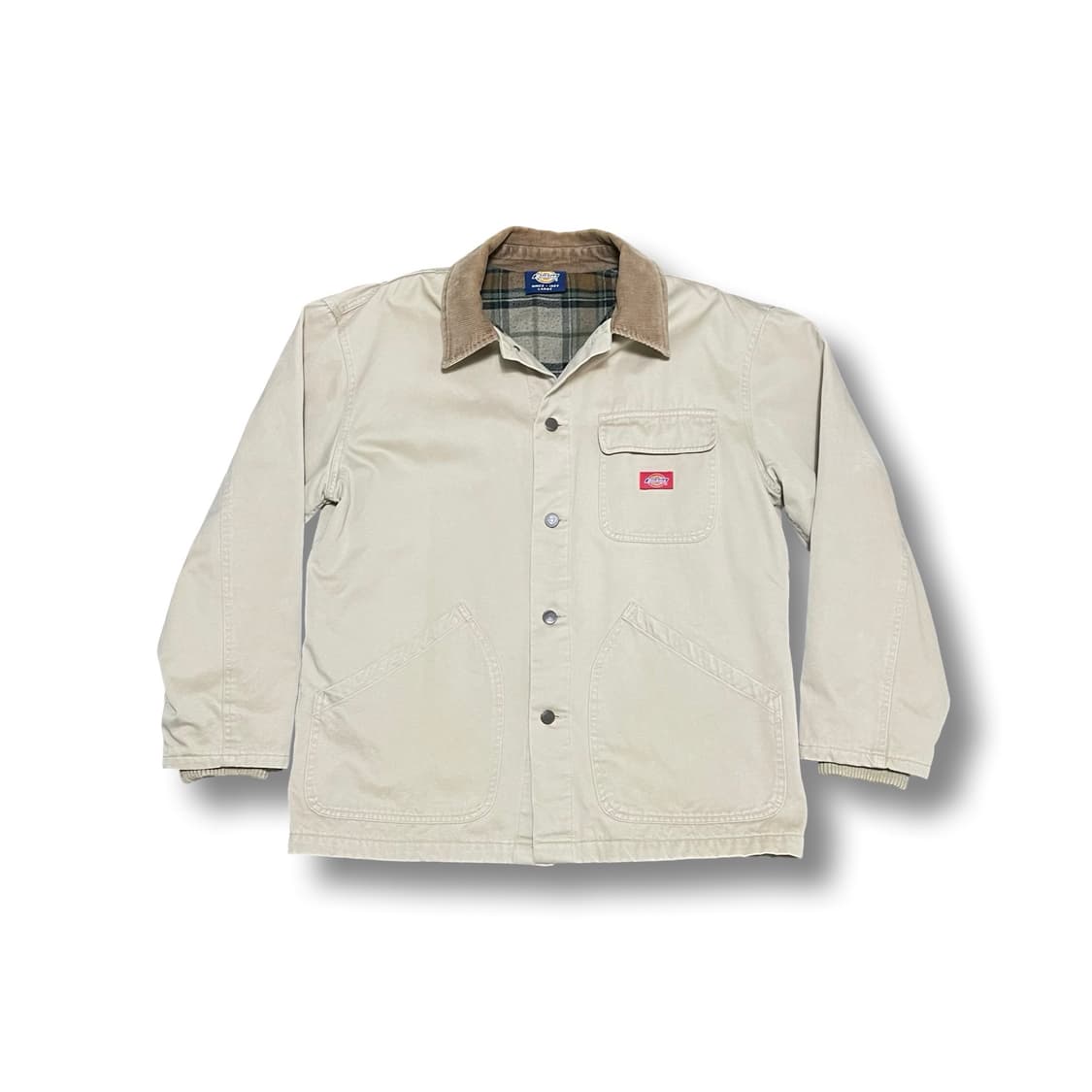 [L] 디키즈 베이지 코듀로이 칼라 워크 자켓 디트로이트맛 상품이미지1