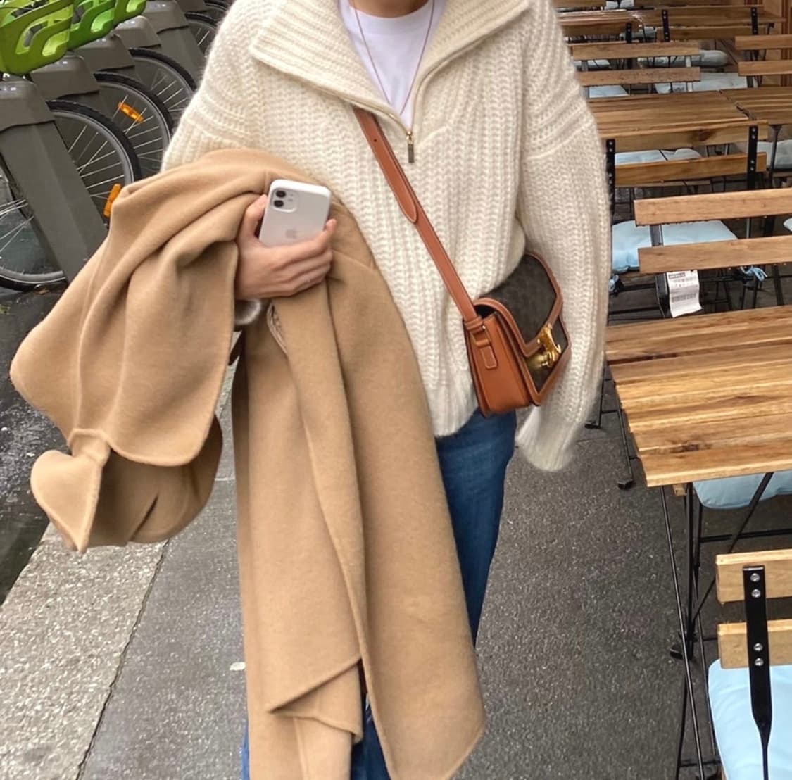 바쉬 오버사이즈 풀오버 블랑 에크루 아이보리 바앤쉬 상품이미지3