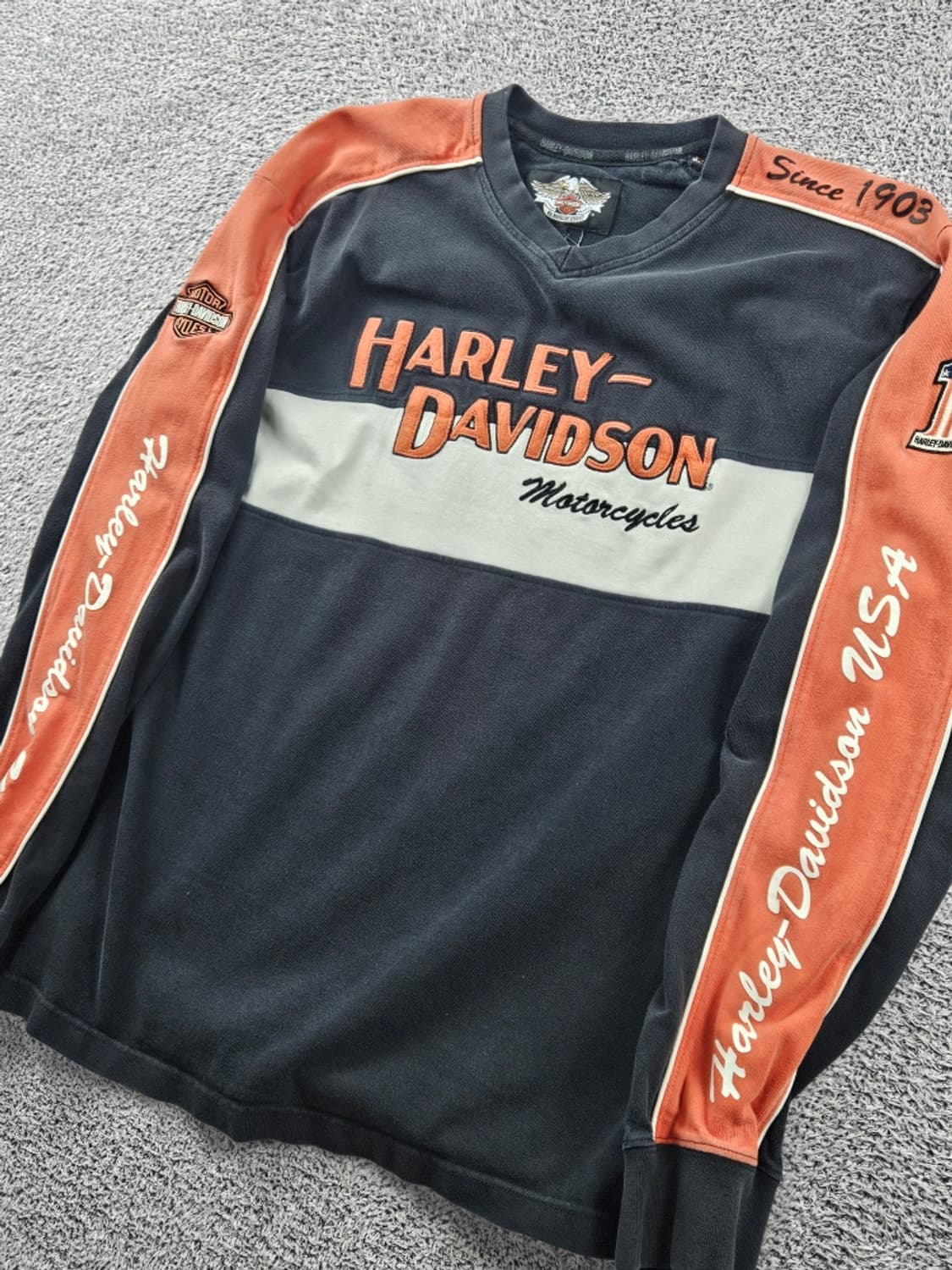 할리데이비슨 모터사이클 레이서 맨투맨 스웻셔츠 ( L ) / 11405 상품이미지8