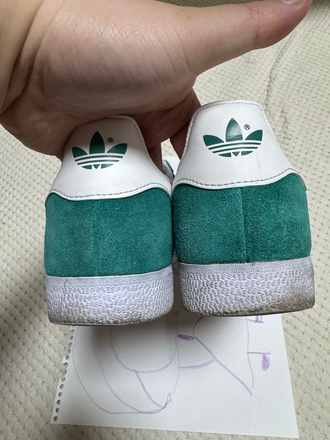 아디다스 가젤 스웨이드 그린 270 상품이미지9