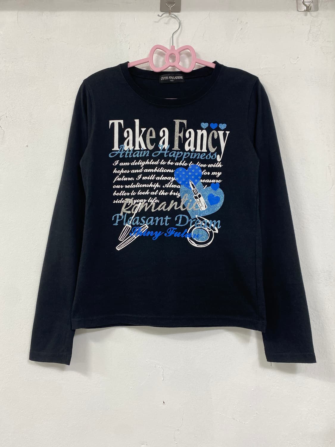 Y2K BlUE GLITTER LONGSLEEVE 상품이미지2