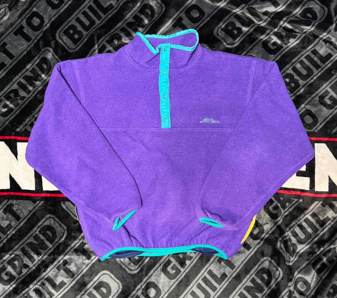 엘엘빈 스냅 티 플리스 풀오버 그레이프 틸 상품이미지1