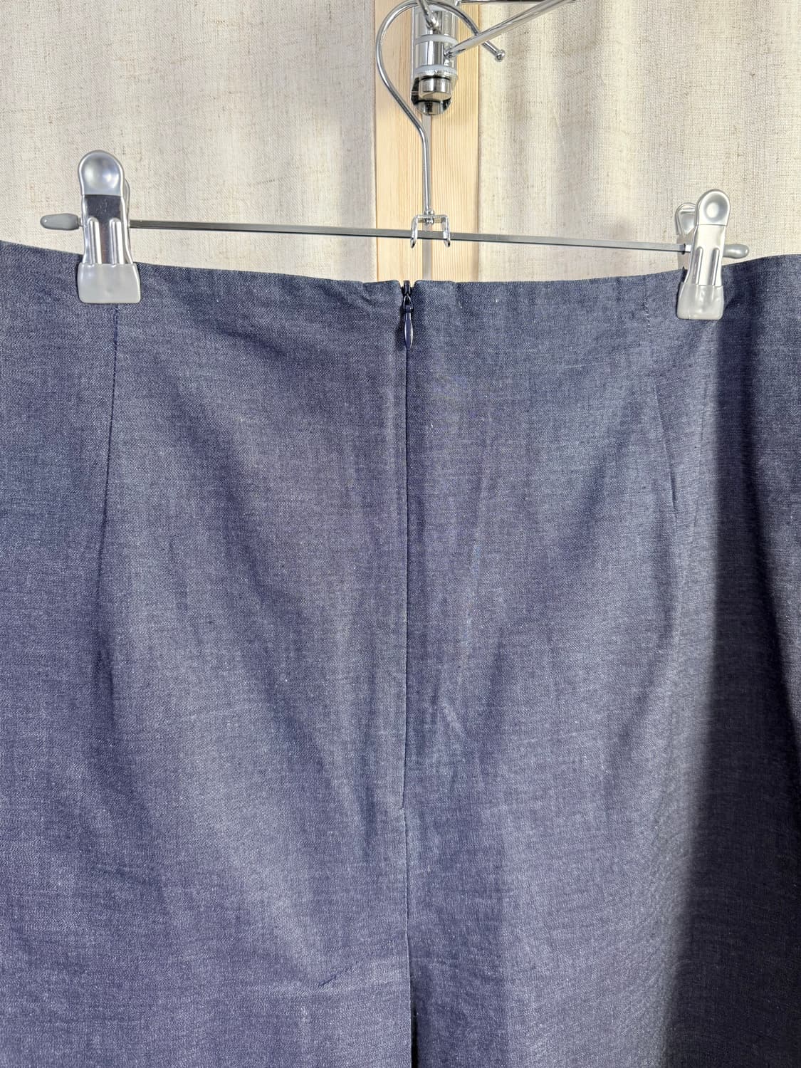 Su San Ne Bo M Mer 데님 미디 플리츠스커트 상품이미지6