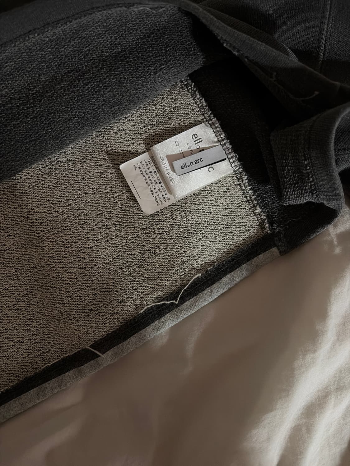 Ellonarc vintage croped mtm charchol 상품이미지5