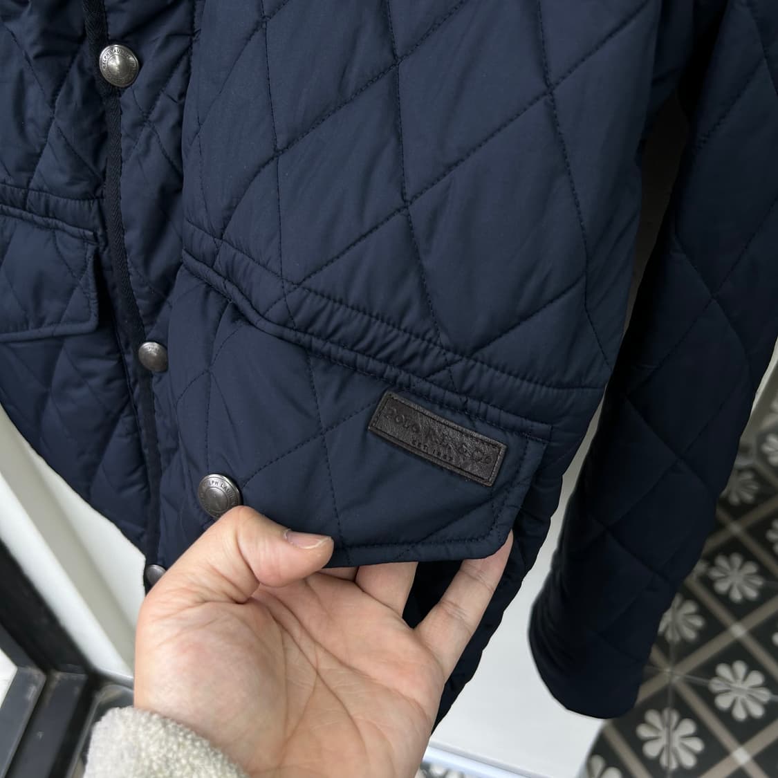 15270 - 폴로 랄프로렌 네이비 퀄팅 자켓 상품이미지4