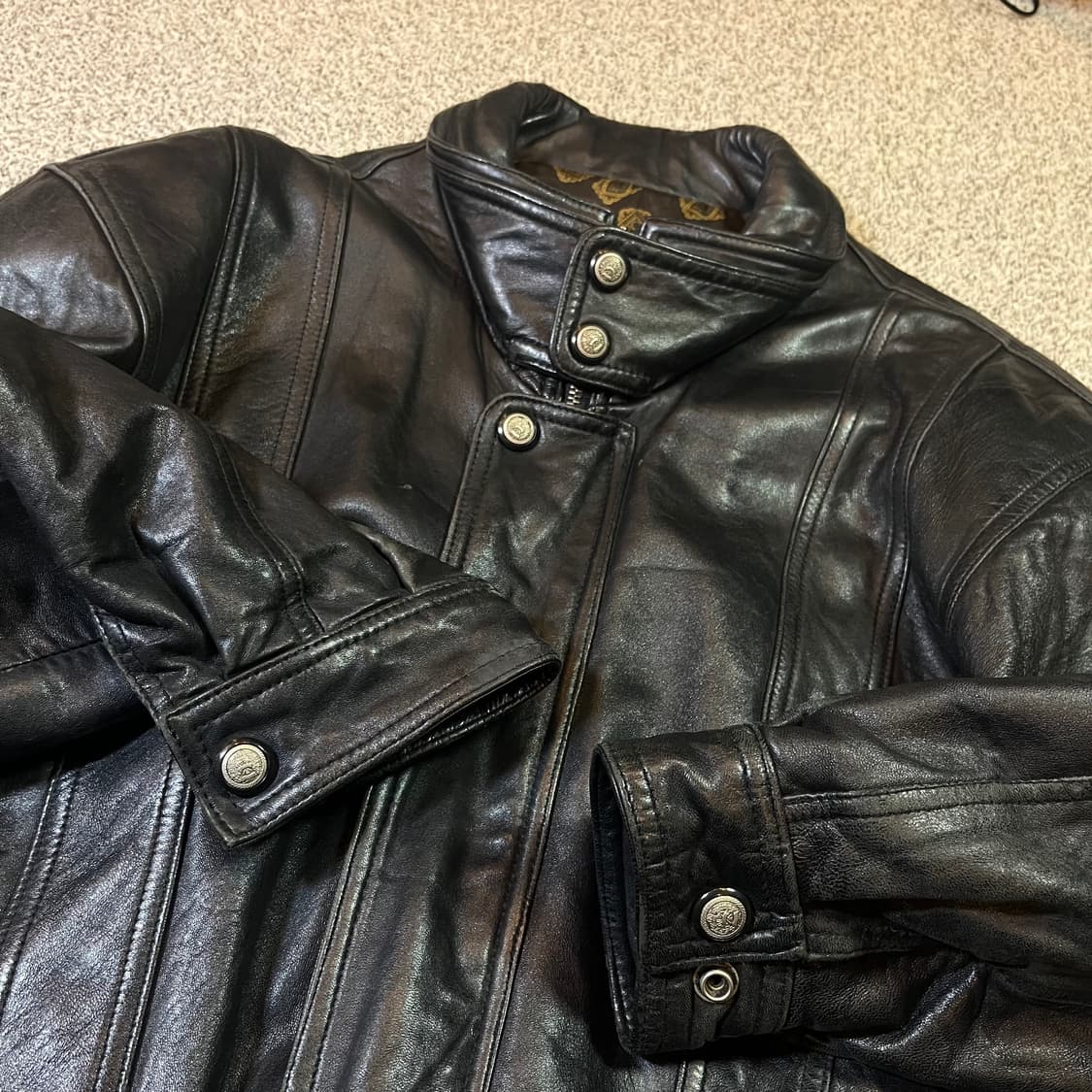 Vintage 빈티지 양가죽 봄버자켓 상품이미지2