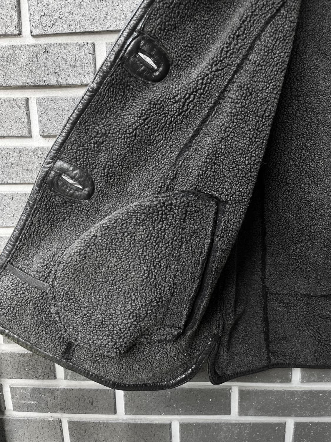 버팔로 물소 가죽 자켓 블랙 상품이미지9