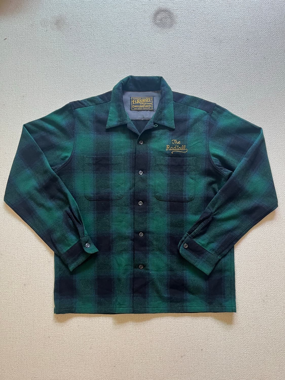 RADIALL WOOL FLANNEL PLAIDS SHIRTS 상품이미지1