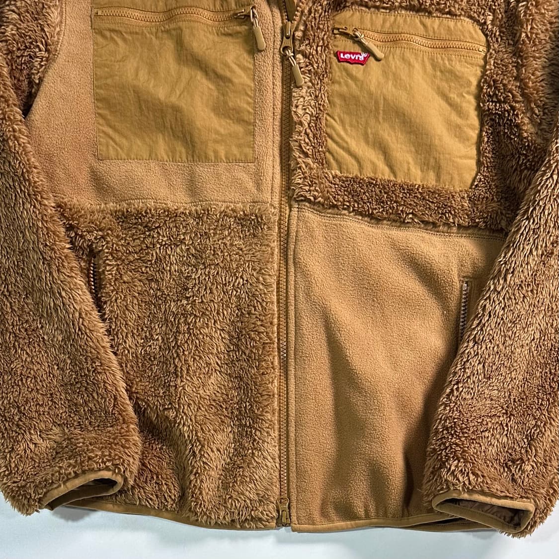 리바이스 베이지 후리스 자켓   상품이미지4