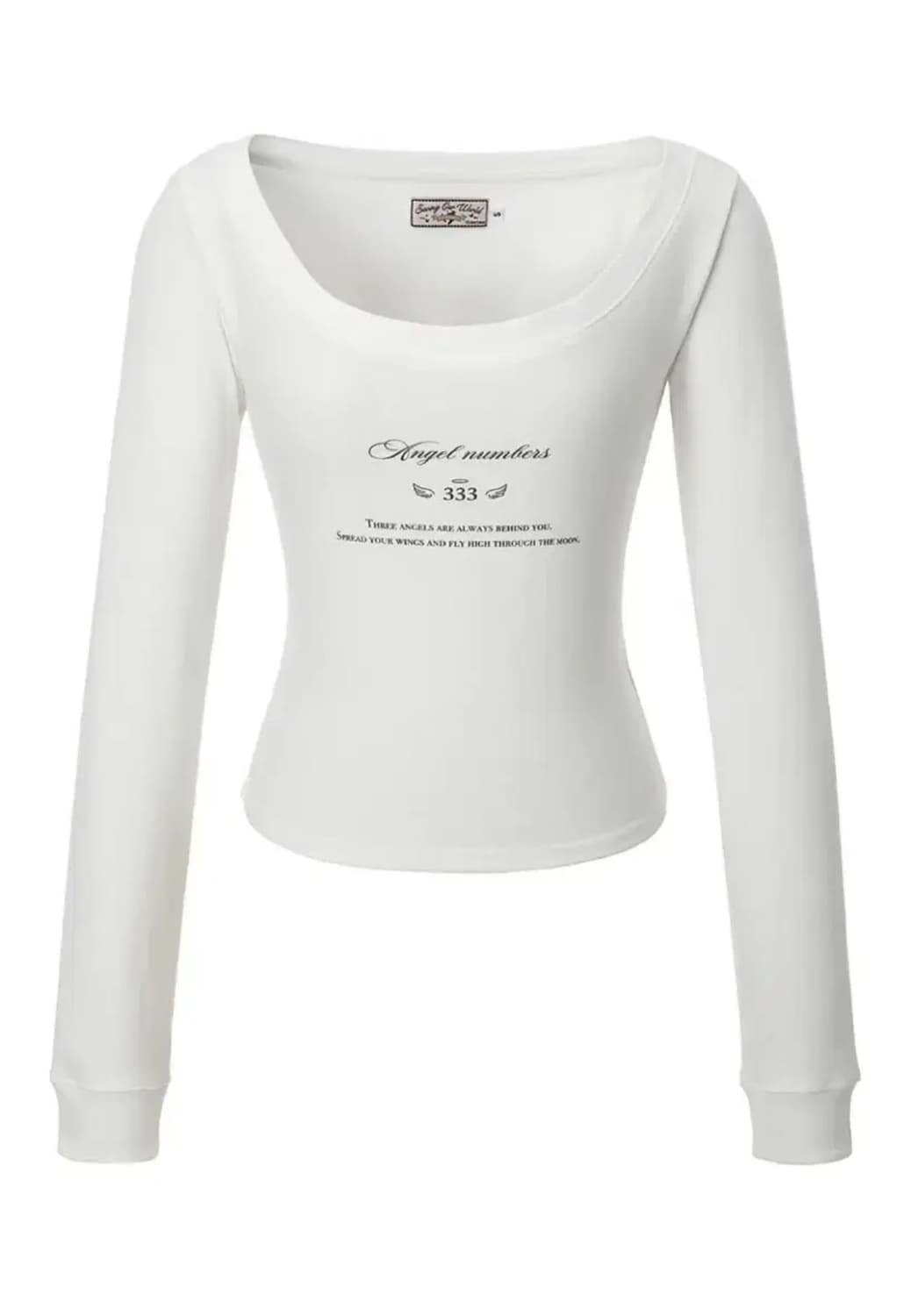 쓰리타임즈 333 angel tee 화이트 S 상품이미지1