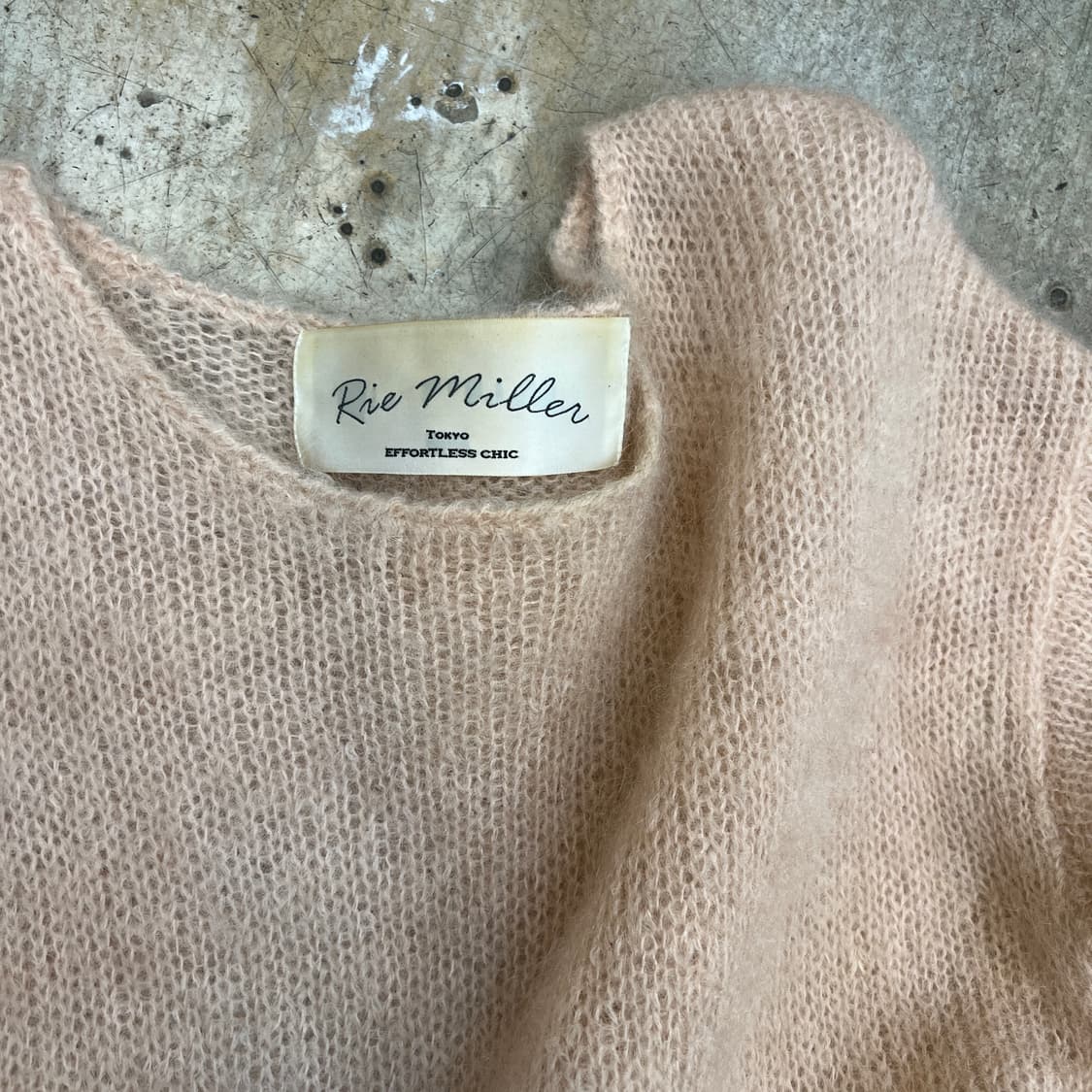 핑크 모헤어 니트 상품이미지5