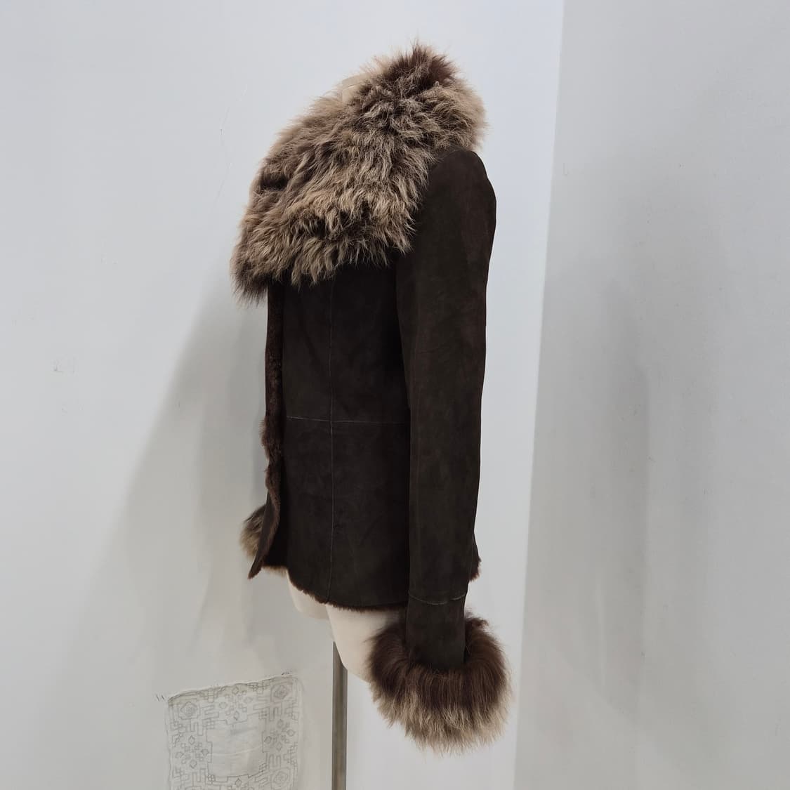 리얼양털 퍼카라 무스탕자켓 상품이미지2