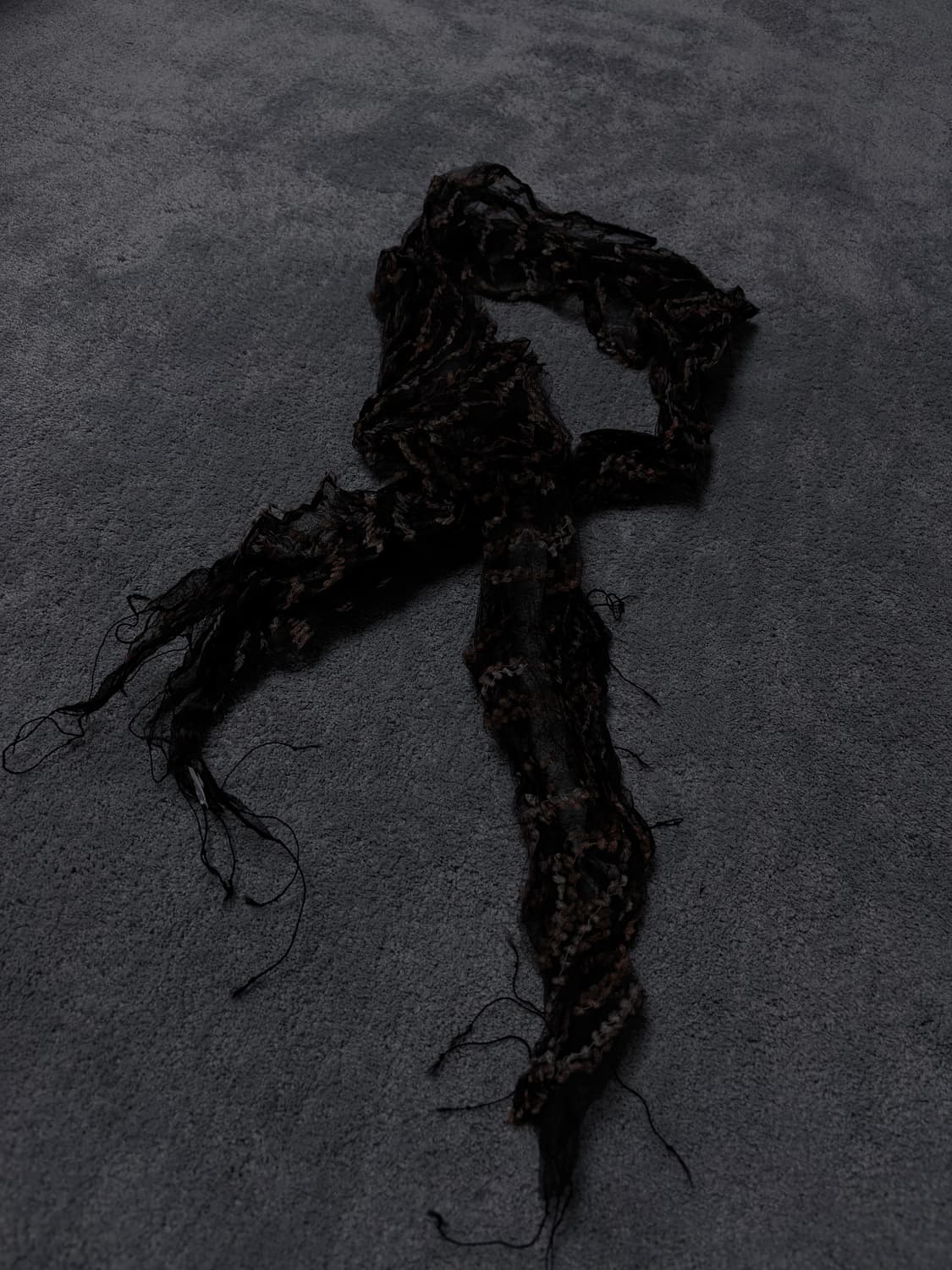 vintafe gothic punk Leaf...scarf 상품이미지3