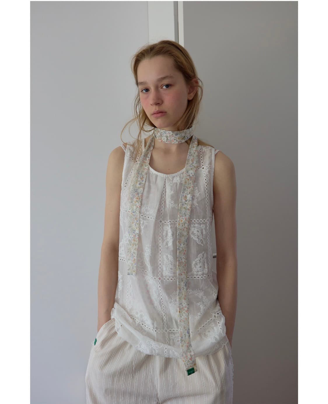 노컨텐츠 flower scarf_flower 상품이미지3