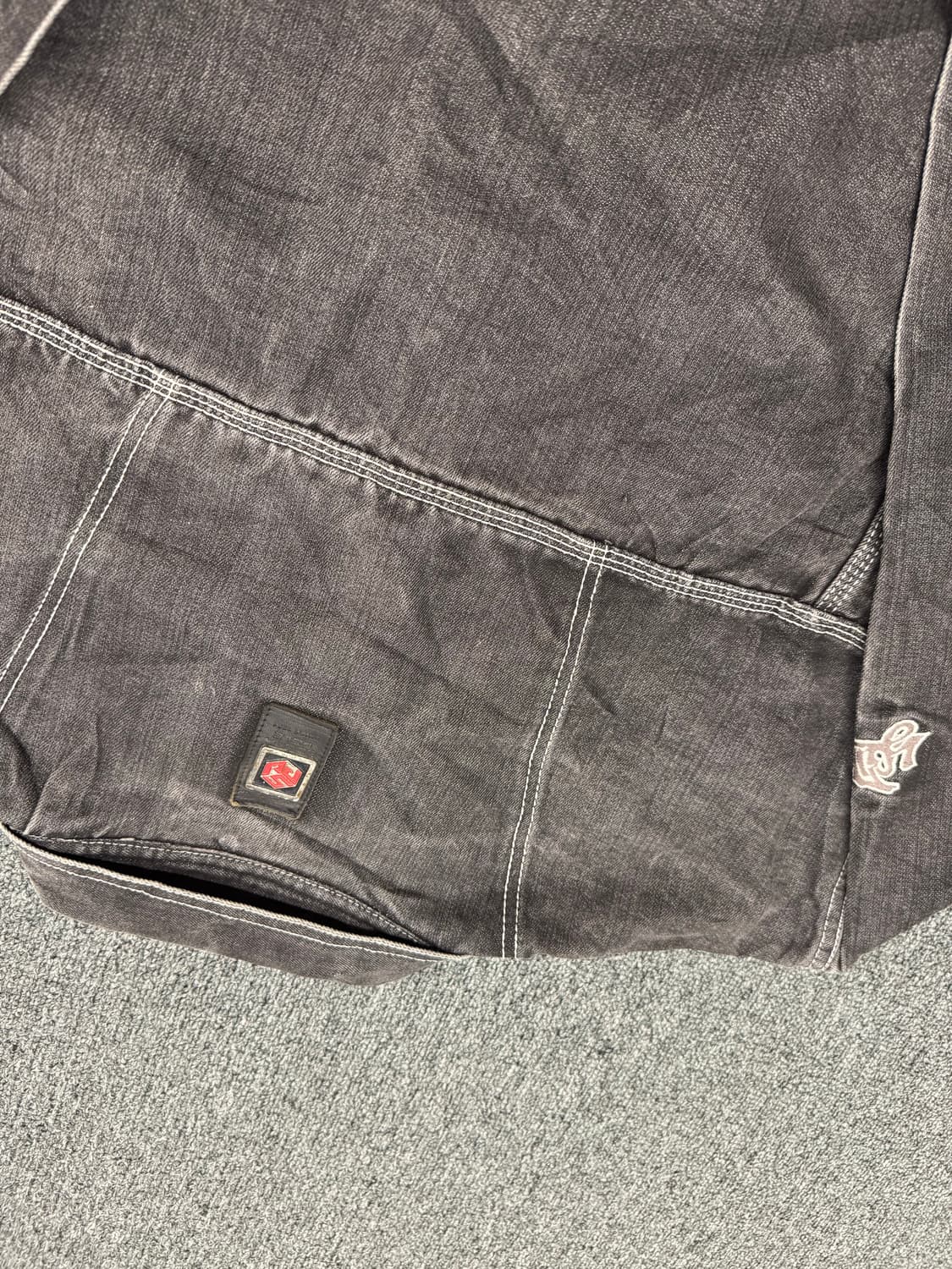 사우스폴 빈티지 흑청 데님자켓 상품이미지7