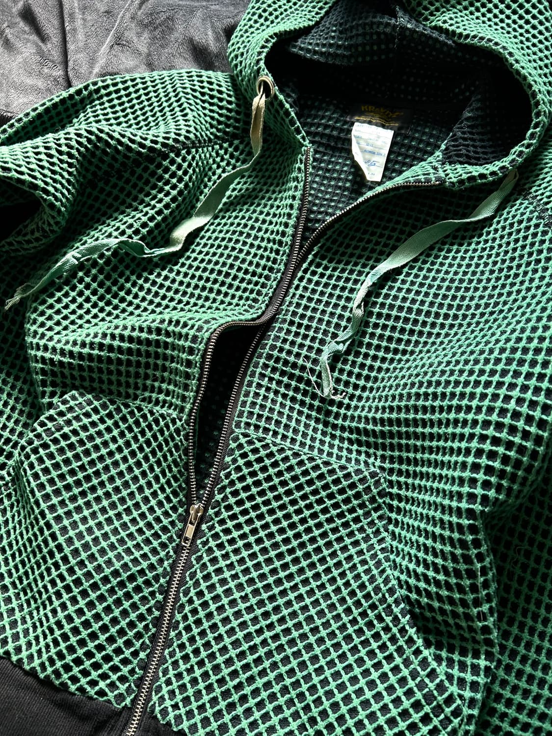 Kravitz 3D Wapple Pattern Hoodie Jacket 상품이미지4