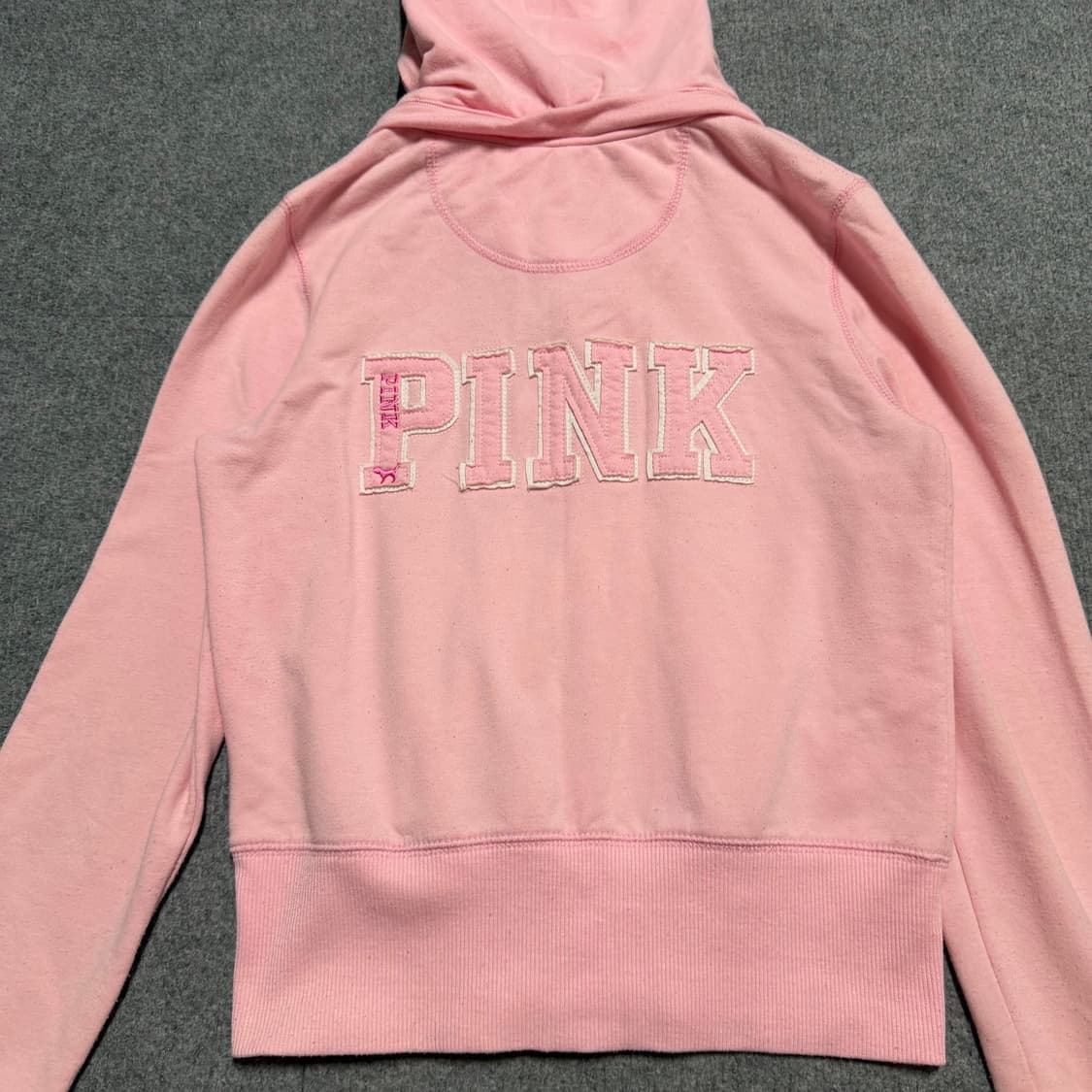 빅토리아시크릿 PINK  핑크 후드집업 모자탈부착 S 상품이미지2