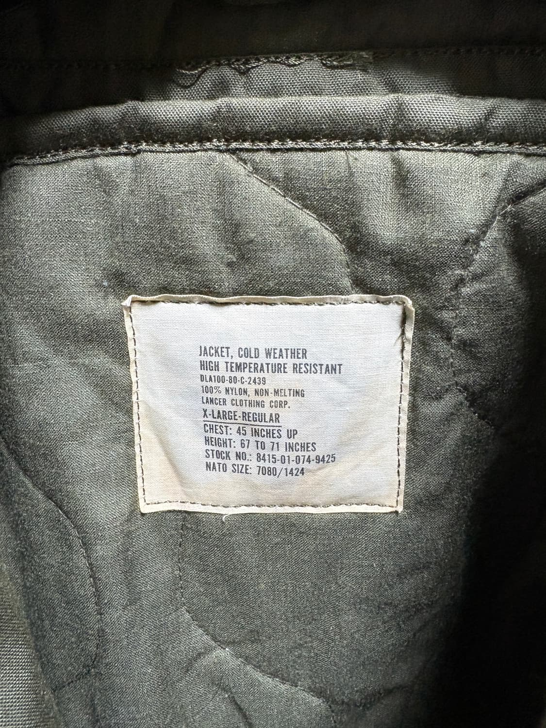 80s cvc 탱커 자켓 XL-R 상품이미지3