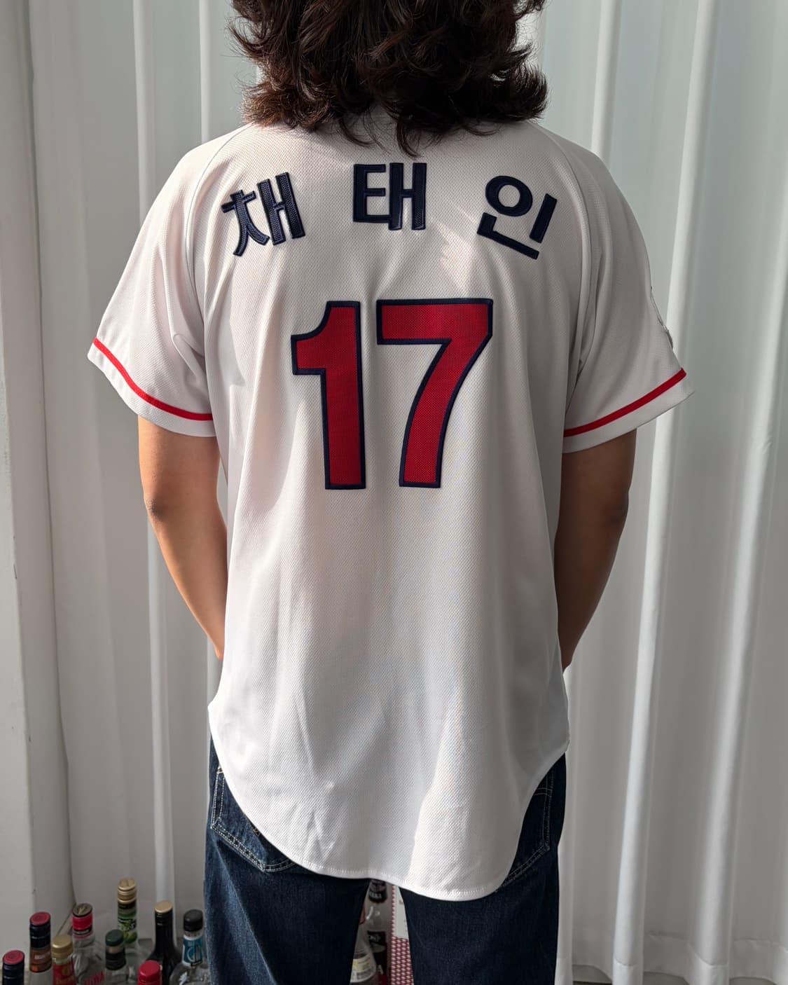 [XL]롯데 자이언츠 네포스 채태인 야구 유니폼 상품이미지2