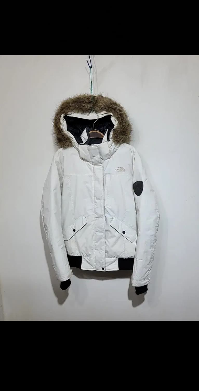 (L) 노스페이스 맥머도 다운자켓 화이트 거위털 후드 패딩점퍼  상품이미지1