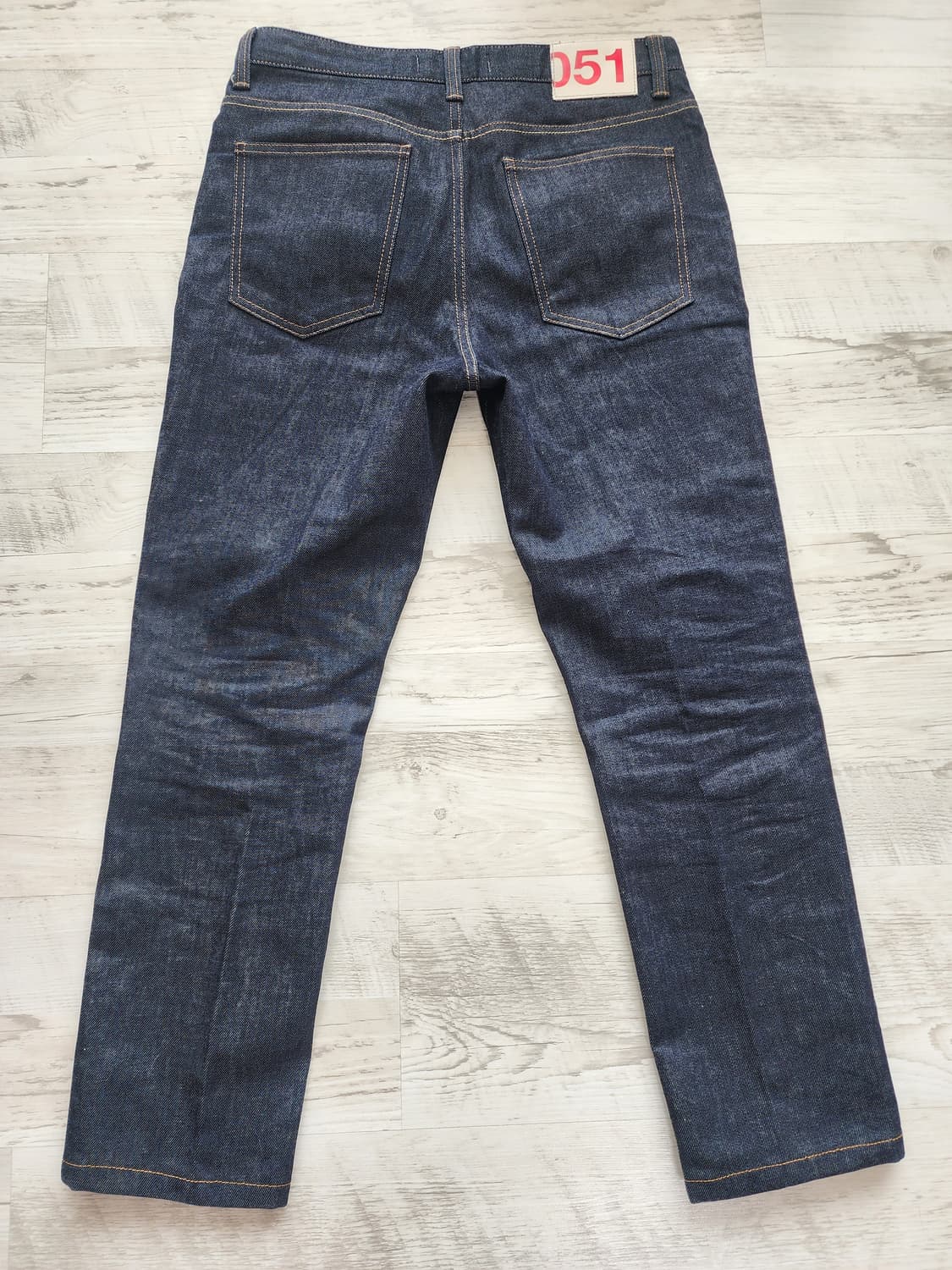 PLAC 플랙 051 데님 팬츠 32사이즈 진청 남자 스트레이트 청바지 상품이미지2