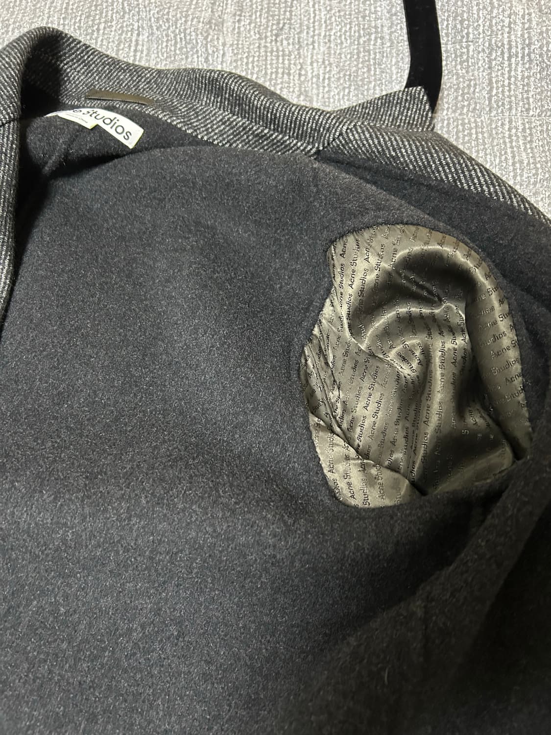 (새상품급)아크네스튜디오 acne studios 해링본 울 코트(50) 상품이미지2