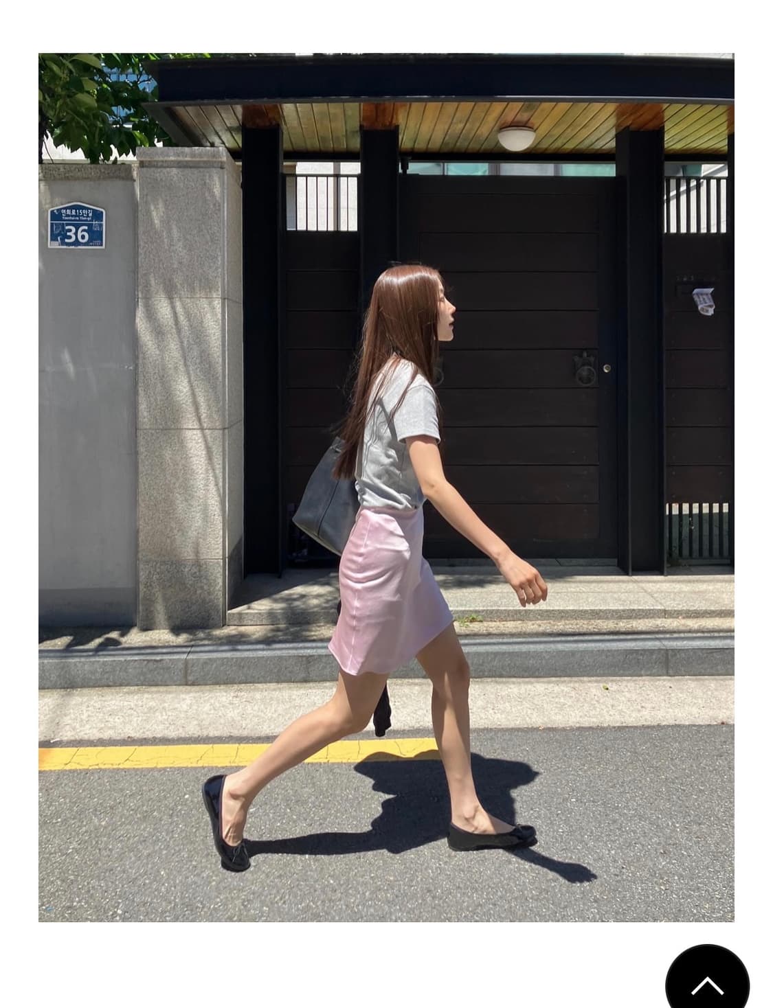 튜드먼트 satin mini skirt pink 상품이미지1