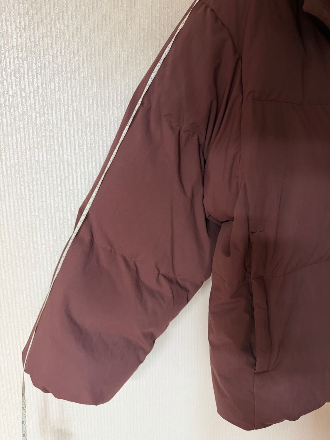 유니클로U 패디드볼륨재킷 브라운 XXL 상품이미지8