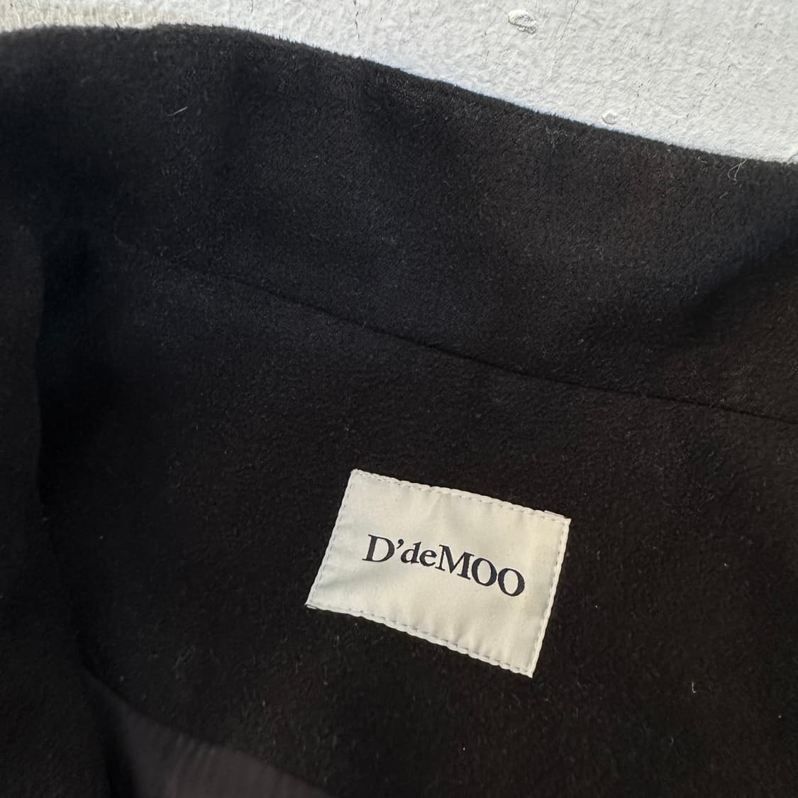 우먼FREE DDEMOO 디데무 블랙 오버핏 울자켓 상품이미지4