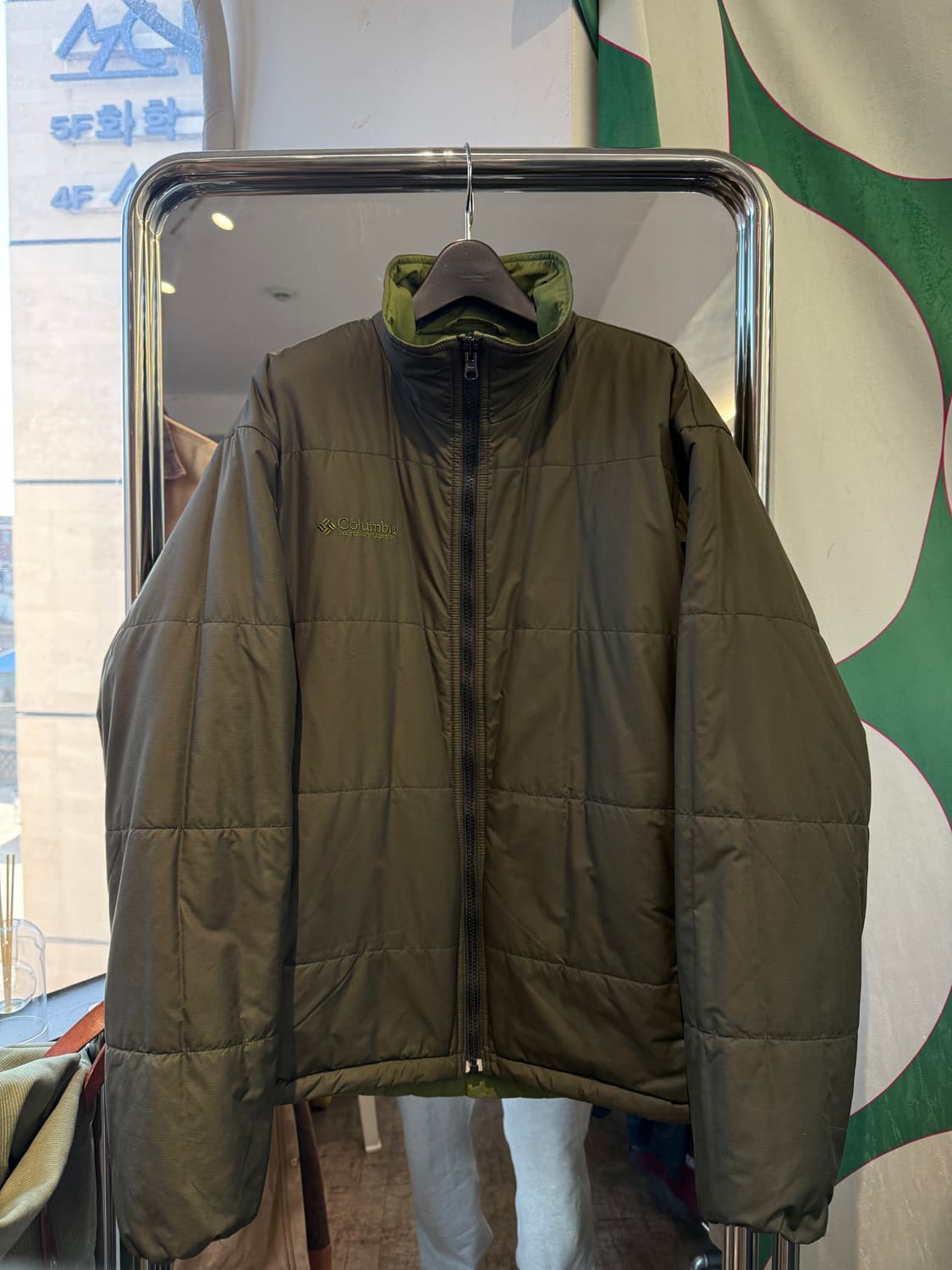 Columbia Interchange 프리마로프트 리버서블 패딩 M 상품이미지5