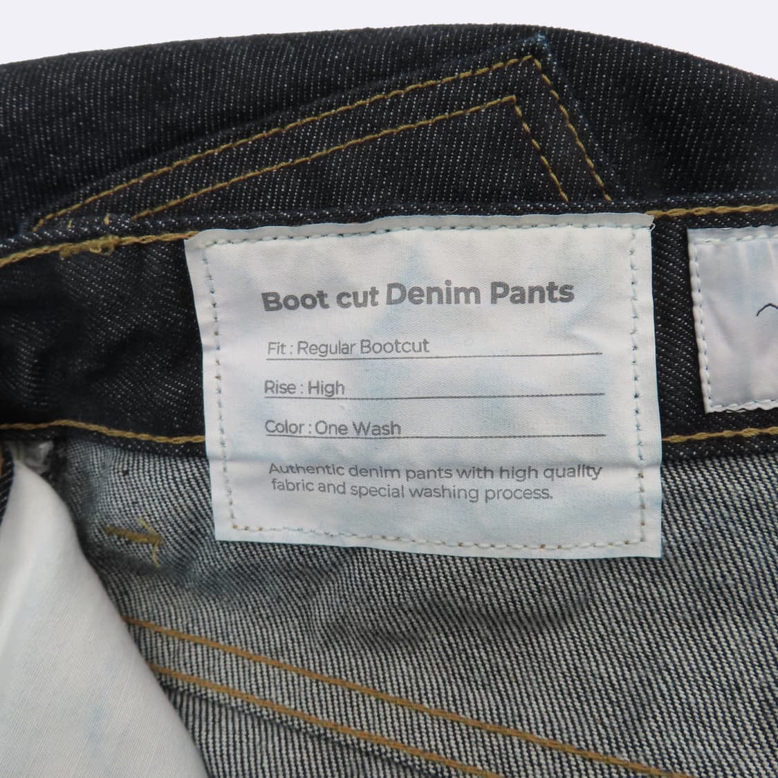유스 부츠컷 진청  여성용 데님팬츠 상품이미지3