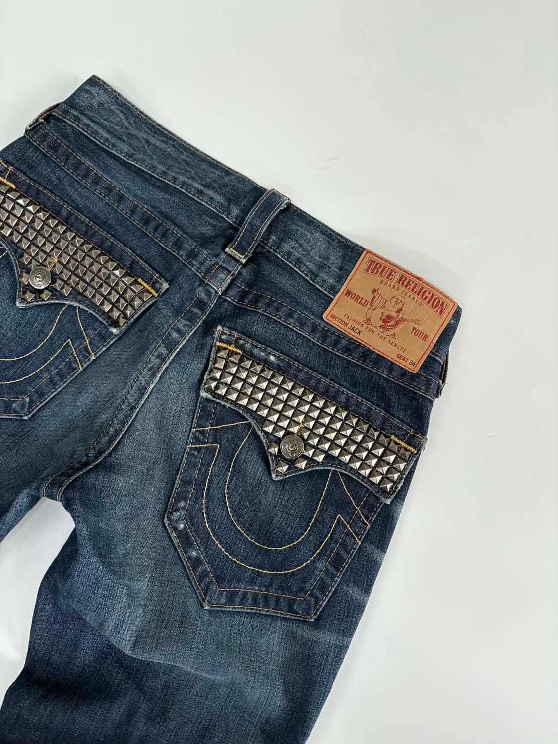 [29] 트루릴리젼 잭 스터드 데님 팬츠 made in usa 상품이미지1