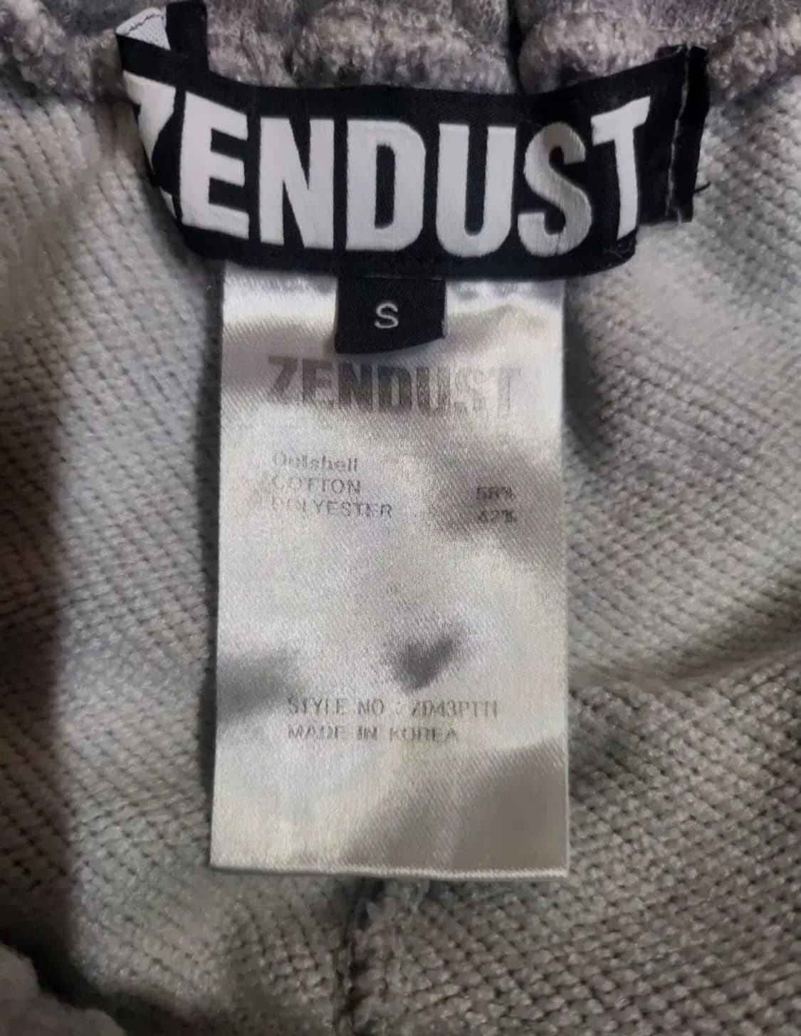 젠더스트 스냅 와이드 스웻 팬츠 S 상품이미지10