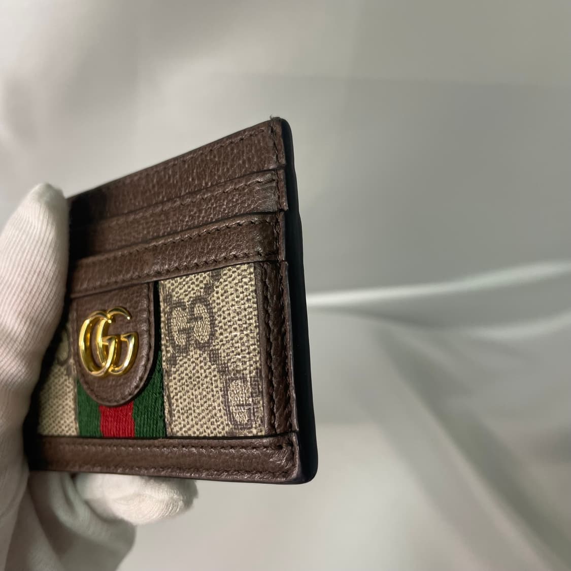 구찌 오피디아 GG 카드지갑 브라운 S급 단품 상품이미지3