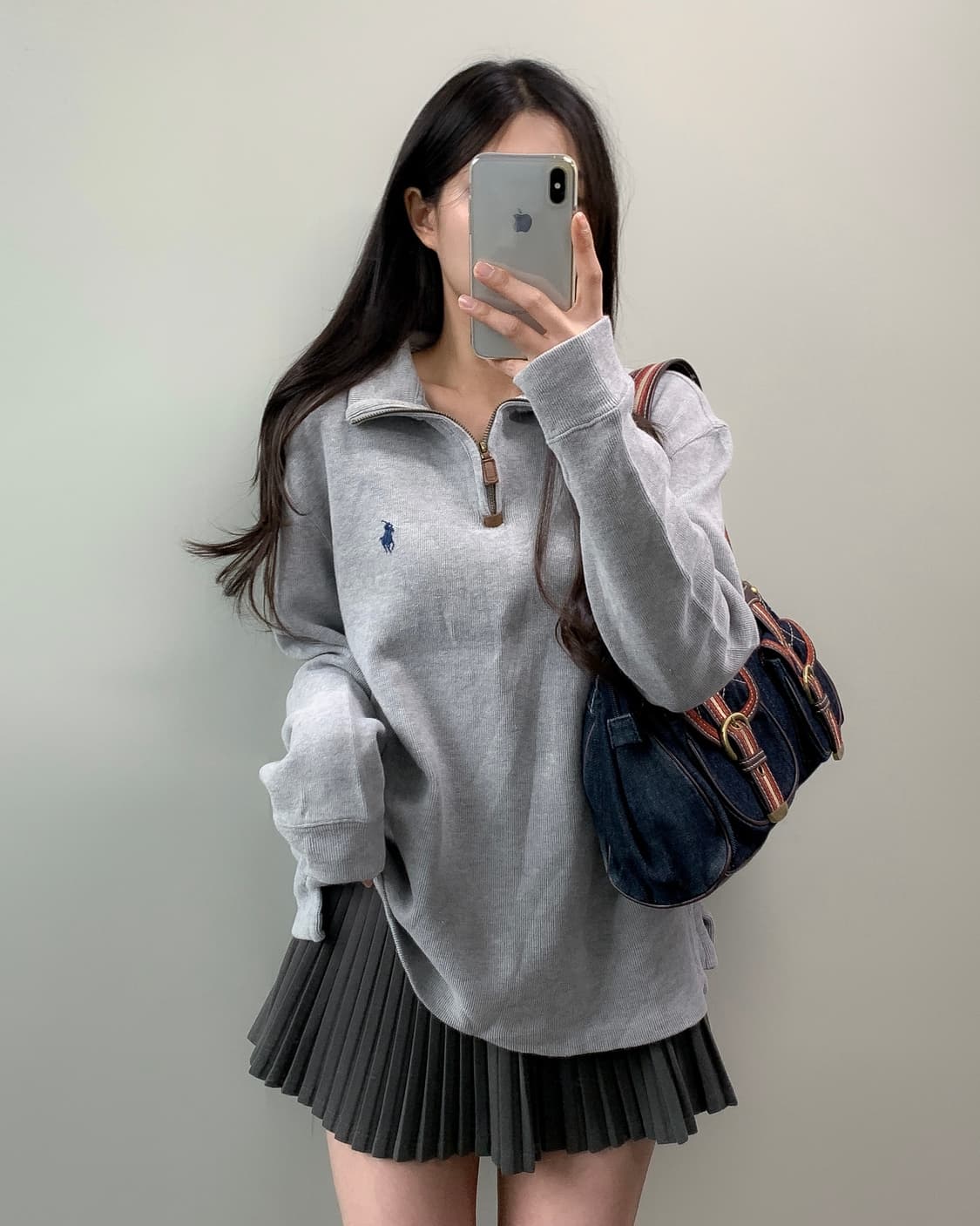 폴로 반집업 니트 상품이미지2