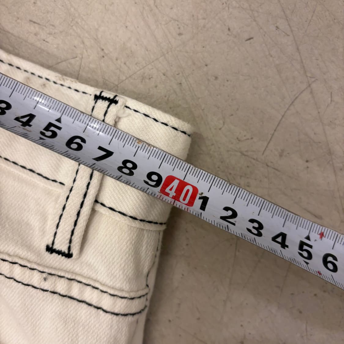 돌체앤가바나 그래피티 화이트 데님 팬츠 상품이미지6