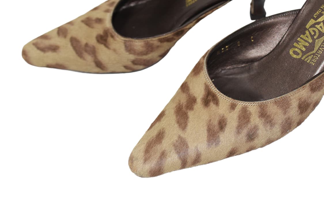 Salvatore Ferragamo 살바토레페라가모 레오파드 헤어 뮬 상품이미지2
