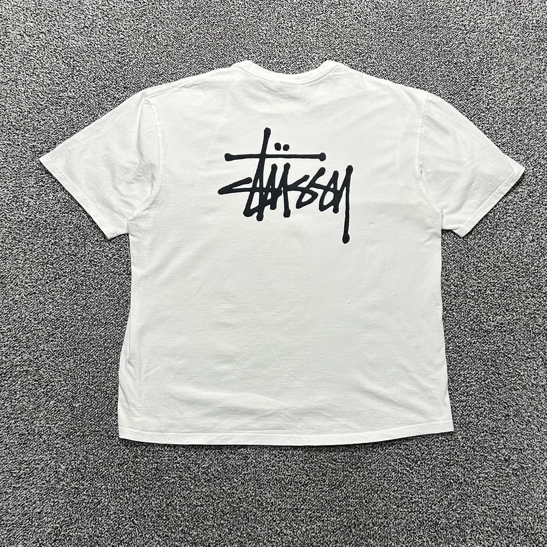스투시(stussy)스펠 로고 화이트 반팔티 상품이미지7